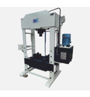 H Frame Hydraulic Press 2in1 Manual Electric | Dual Operation 15-150 Ton Versatile Machine for Workshop Stamping, Press Fitting & Fabrication Work.